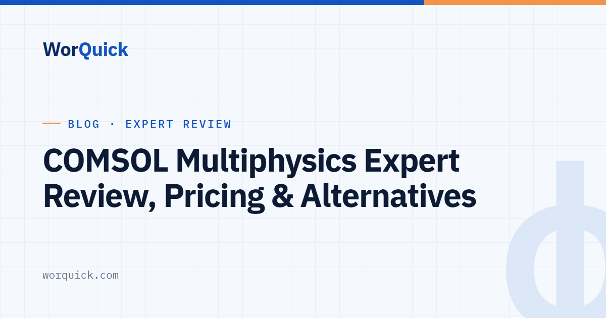 COMSOL Multiphysics review