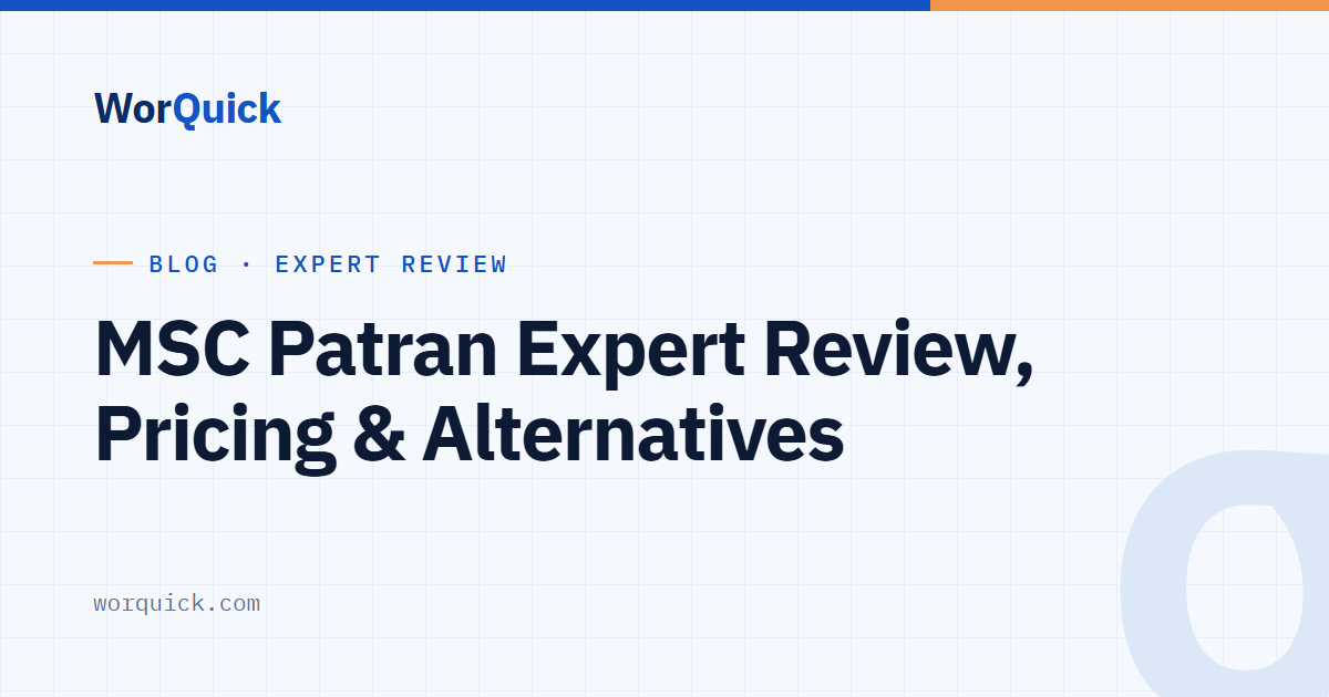 MSC Patran expert review